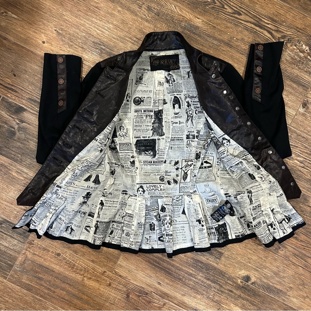 Lip Service Steampunk Military Jacket – Size M - Picture 6 of 11